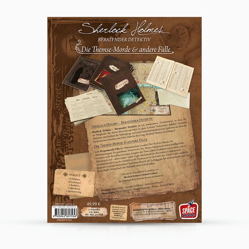 Sherlock Holmes Beratender Detektiv: Die Themse-Morde & andere Fälle