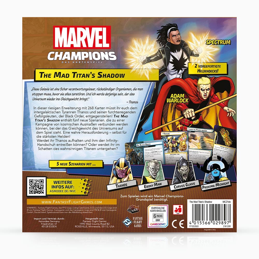 Marvel Champions: Das Kartenspiel – The Mad Titan's Shadow (Erweiterung)