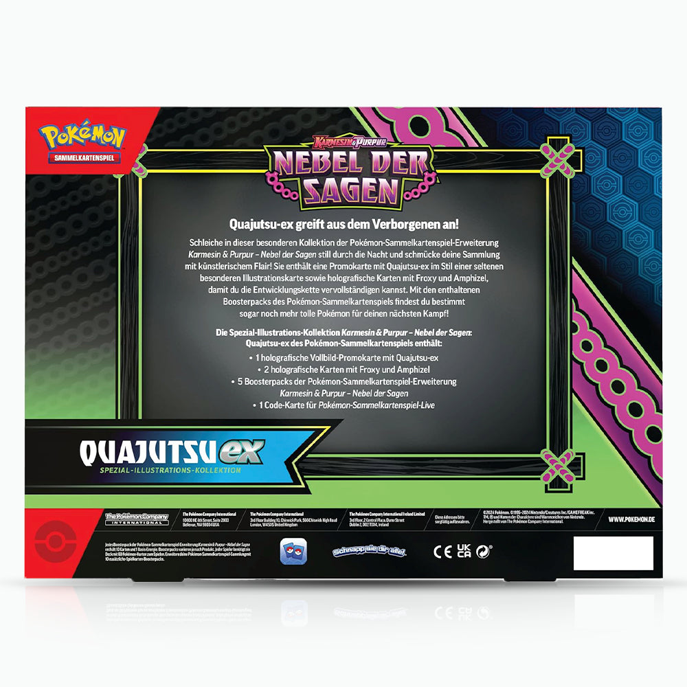 Pokémon KP06.5 - Karmesin & Purpur: Nebel der Sagen - Spezial Illustrations Kollektion Quajutsu ex (DE)