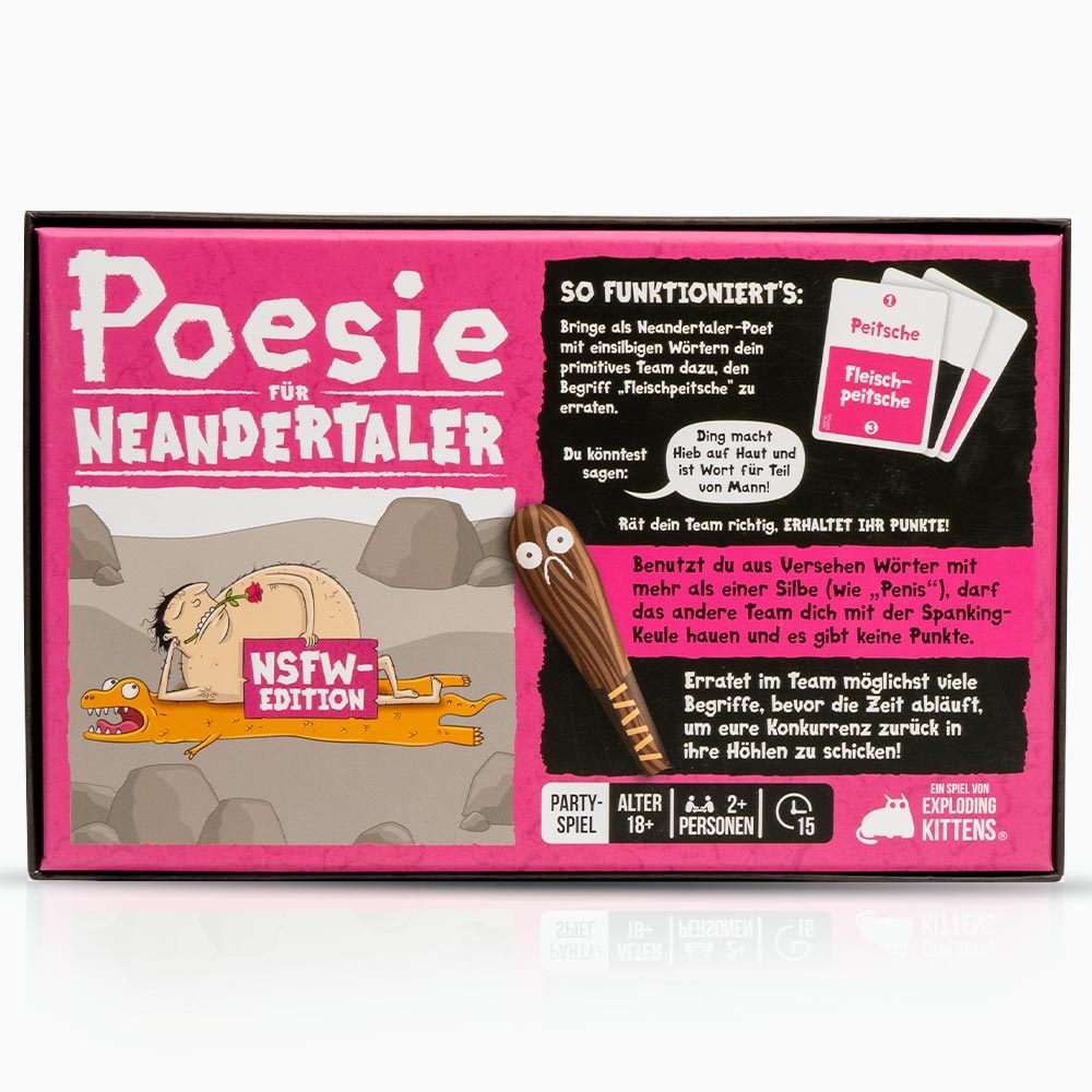 Poesie für Neandertaler: NSFW-Edition