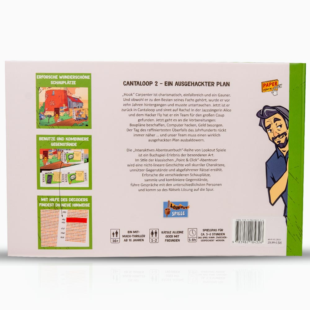 Cantaloop Buch 2 – Ein ausgehackter Plan