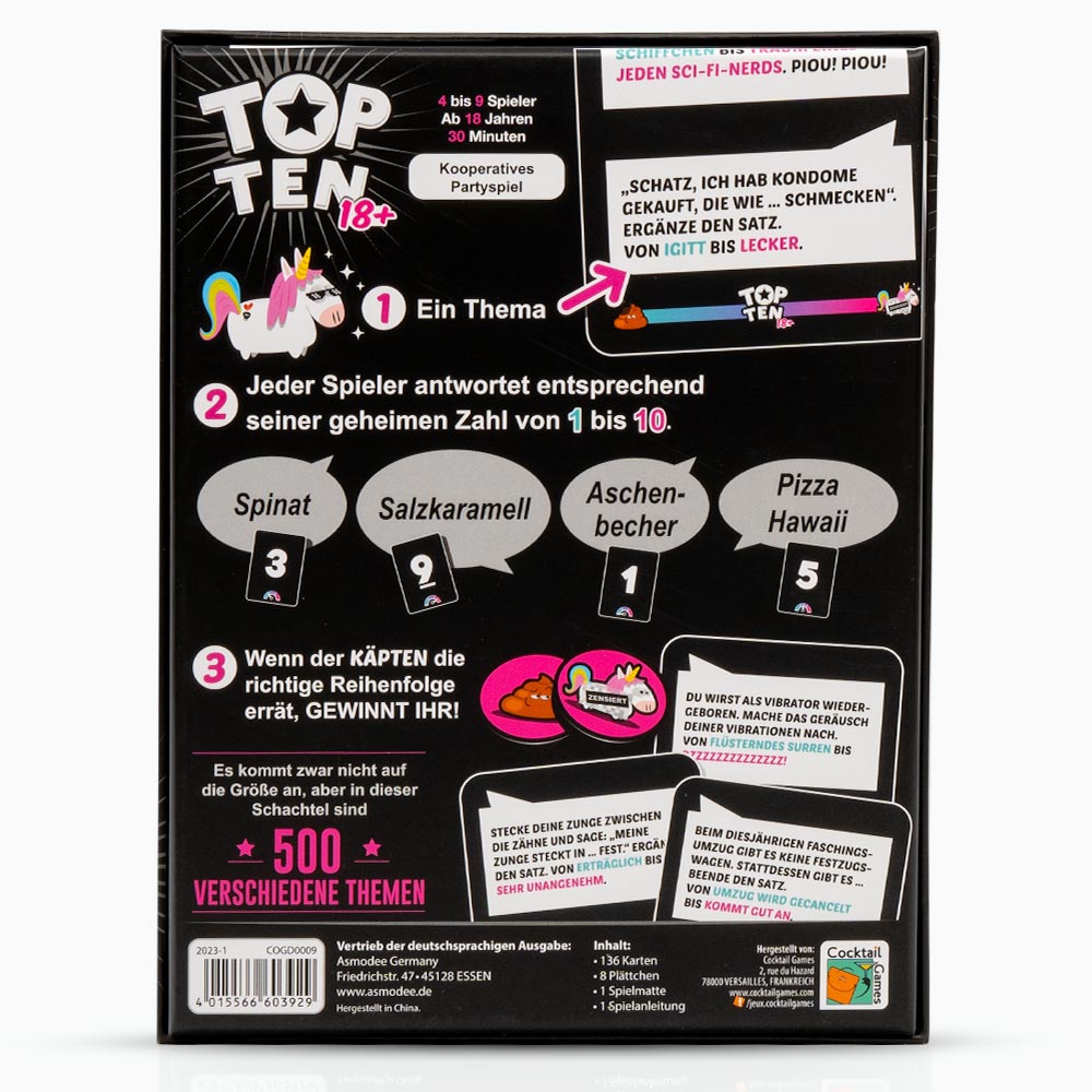 Top Ten 18+