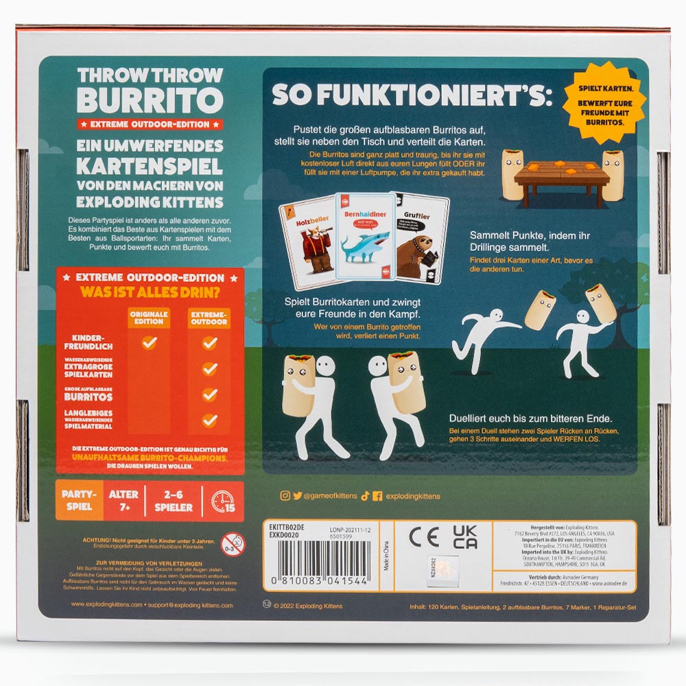 Throw Throw Burrito: Extreme Outdoor-Edition