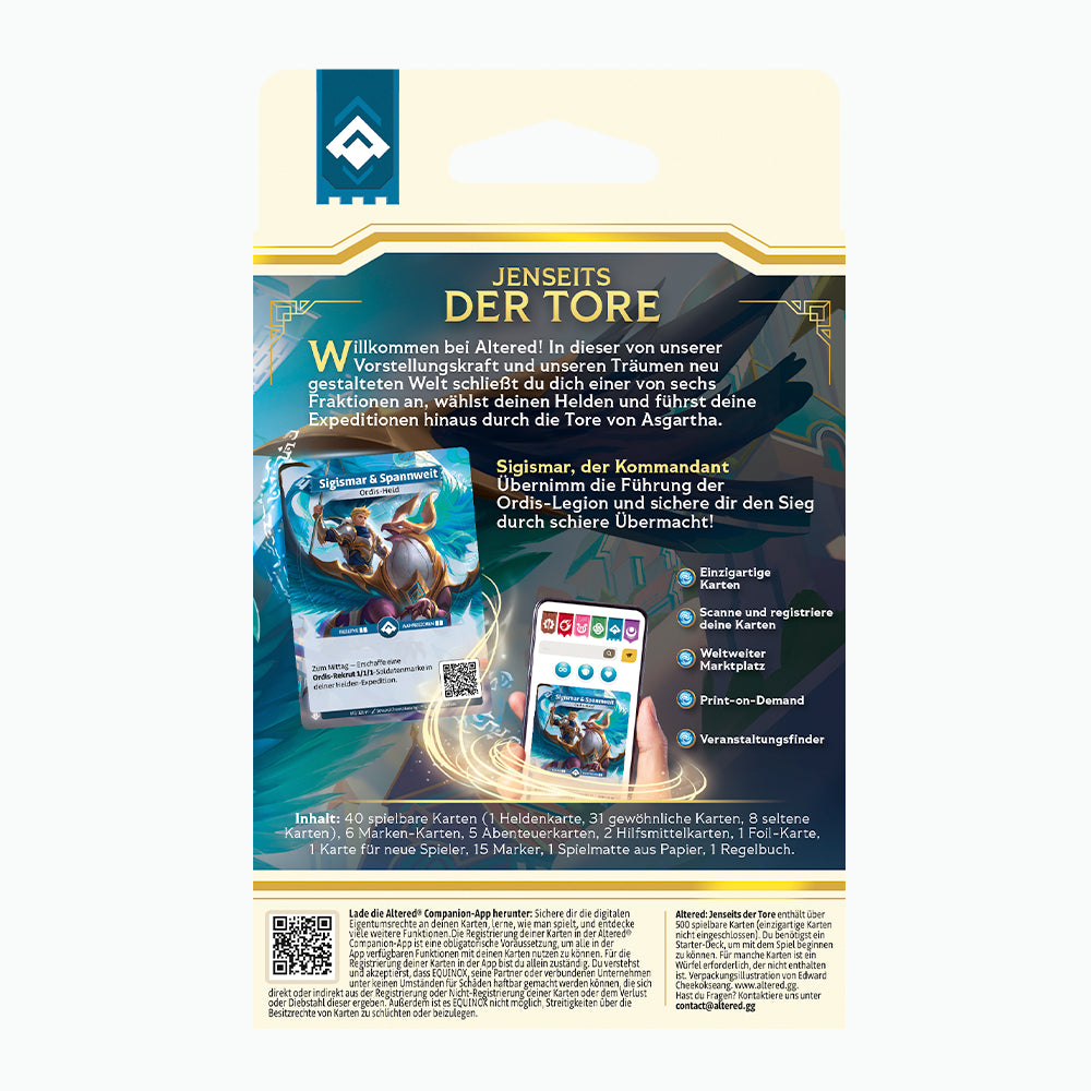 Altered: Jenseits der Tore - Ordis Starter-Deck (DE)