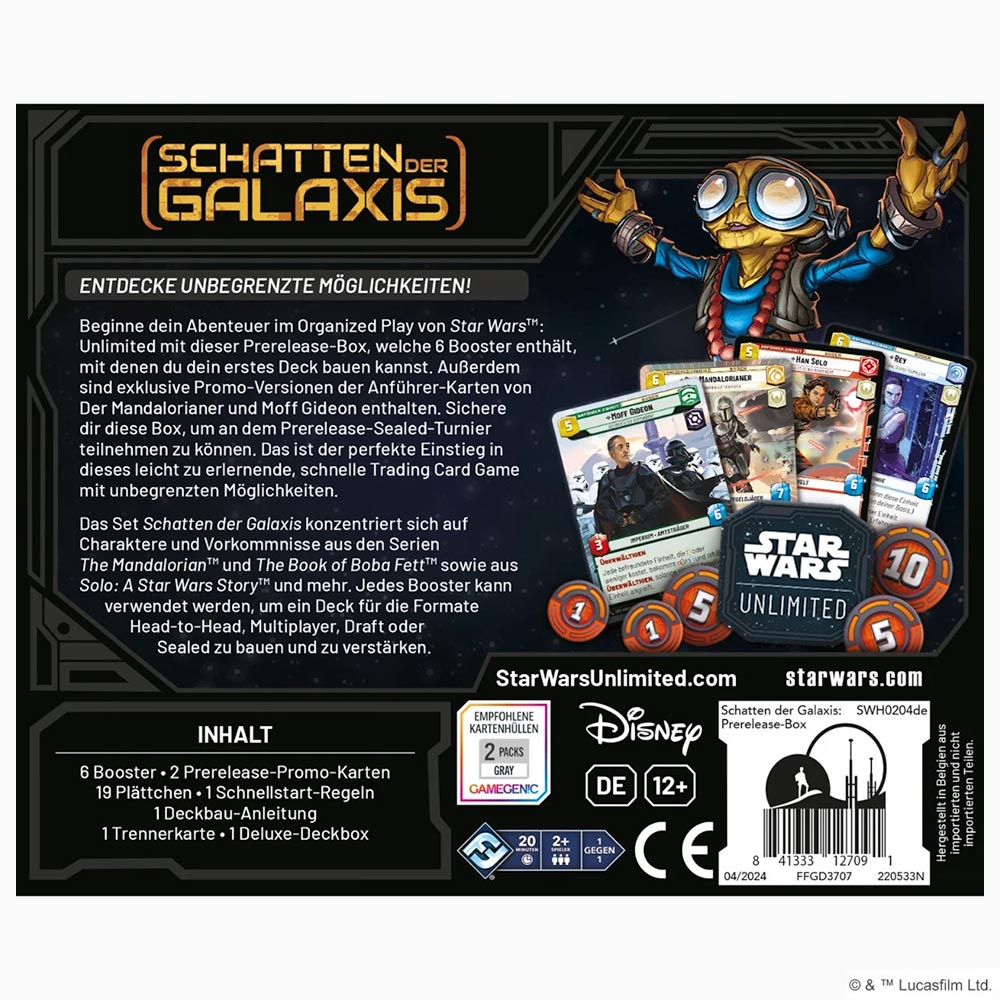 Star Wars: Unlimited – Schatten der Galaxis - Prerelease Box (DE)