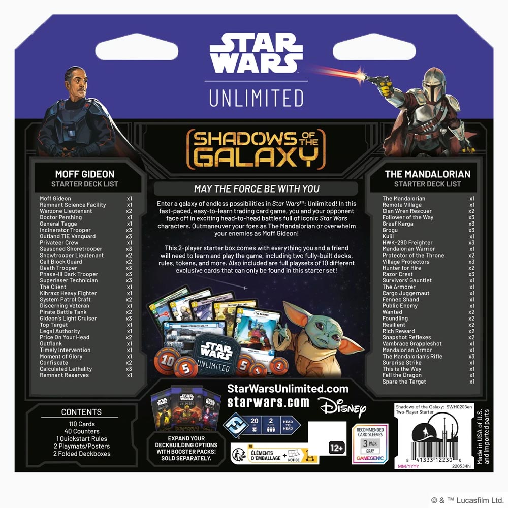 Star Wars: Unlimited – Shadows of the Galaxy - Two-Player-Starter (EN)