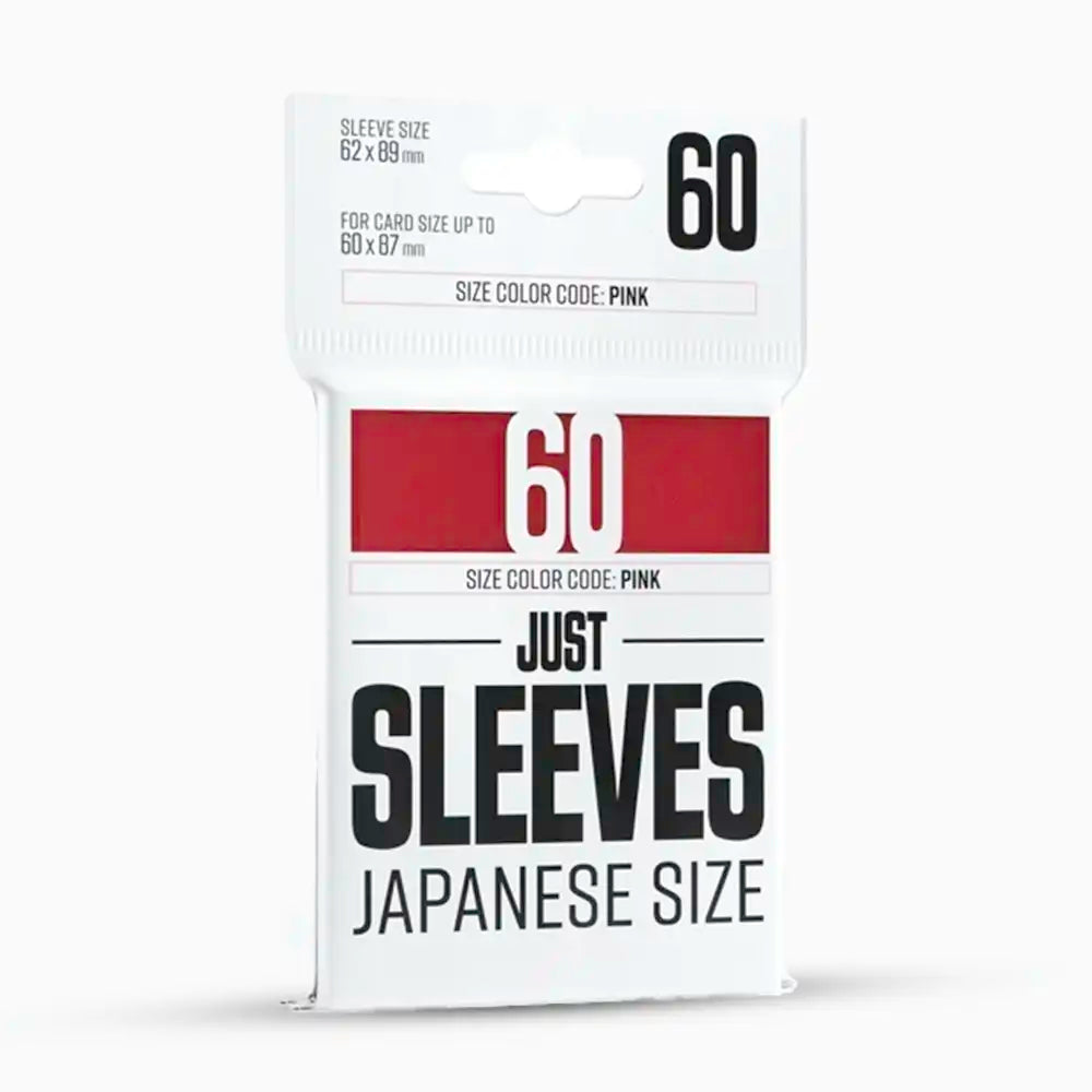Just Sleeves – Japanese Size Red 60 x 87 mm