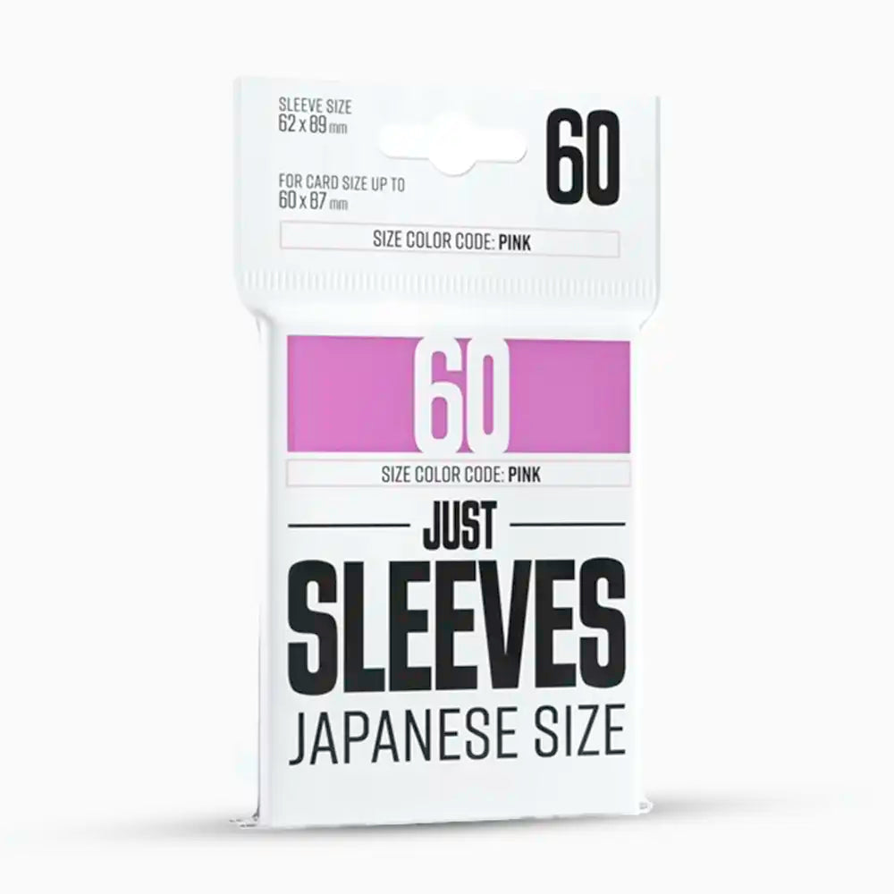 Just Sleeves – Japanese Size Pink 60 x 87 mm