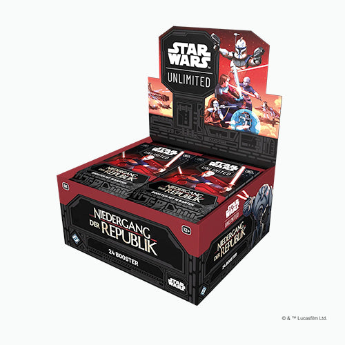 Star Wars: Unlimited - Niedergang der Republik - Booster-Display (24) (DE)