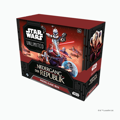 Star Wars: Unlimited - Niedergang der Republik - Prerelease-Box (DE)