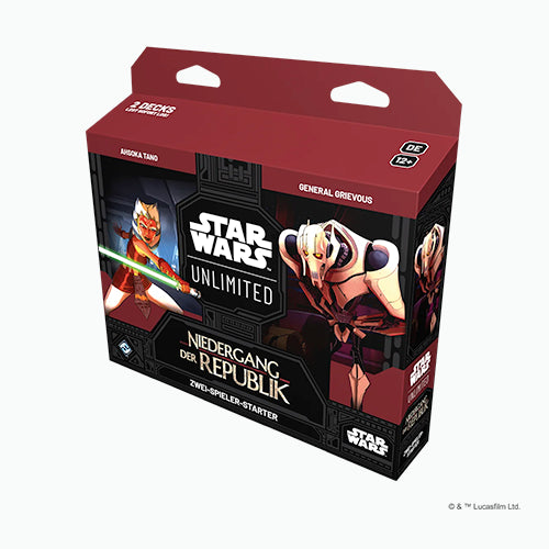 Star Wars: Unlimited - Niedergang der Republik - Zwei-Spieler-Starter (DE)