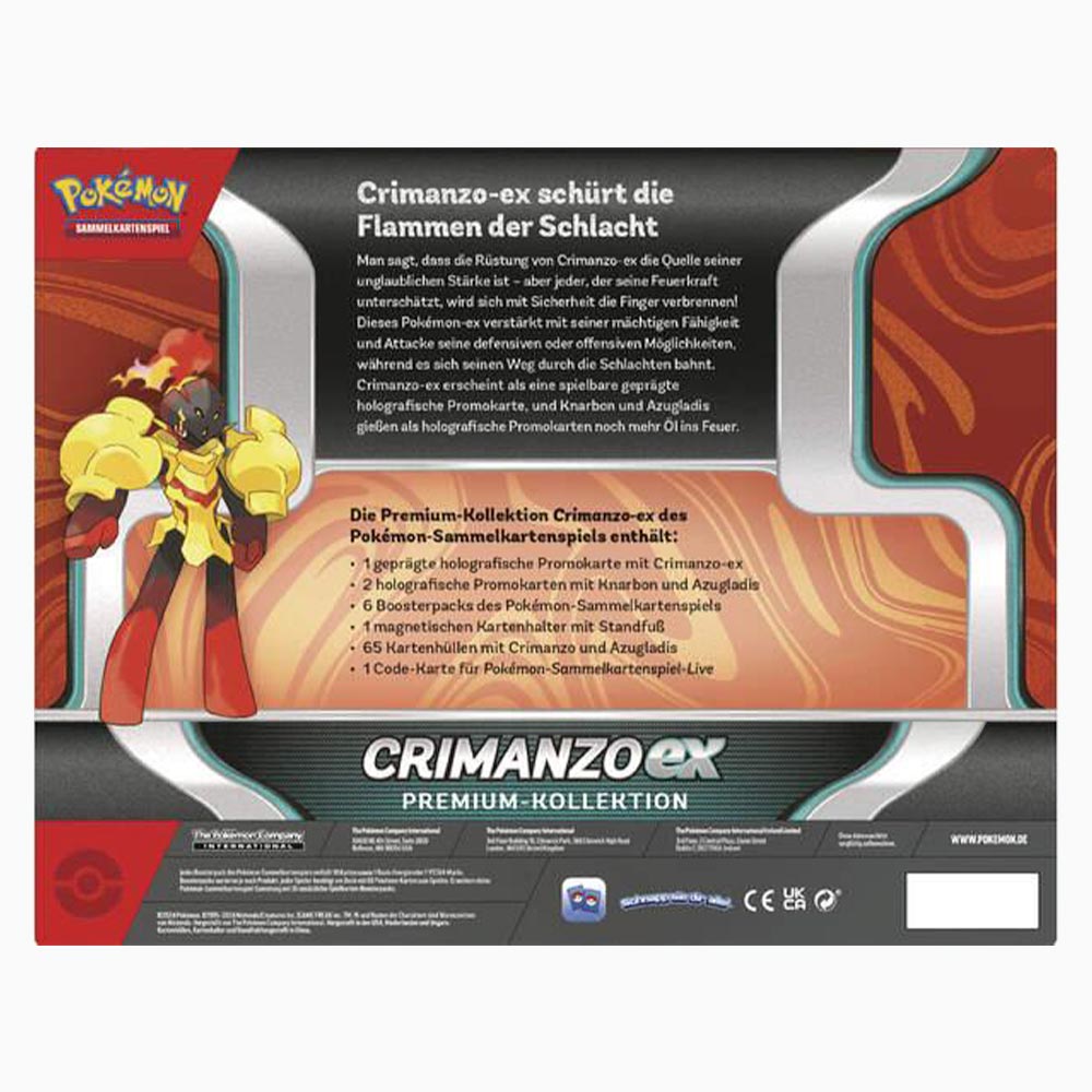Pokémon - Premium Kollektion - Crimanzo‑ex 2024 (DE)