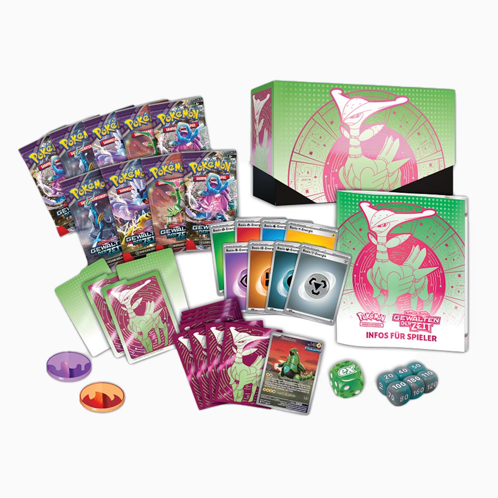 Pokémon KP05 - Gewalten der Zeit - Top-Trainer Box - Eisenblatt (DE)