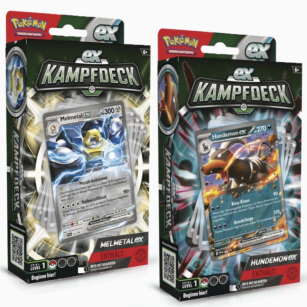 Pokémon - EX Kampf Deck - Melmetal-ex & Hundemon-ex (DE)