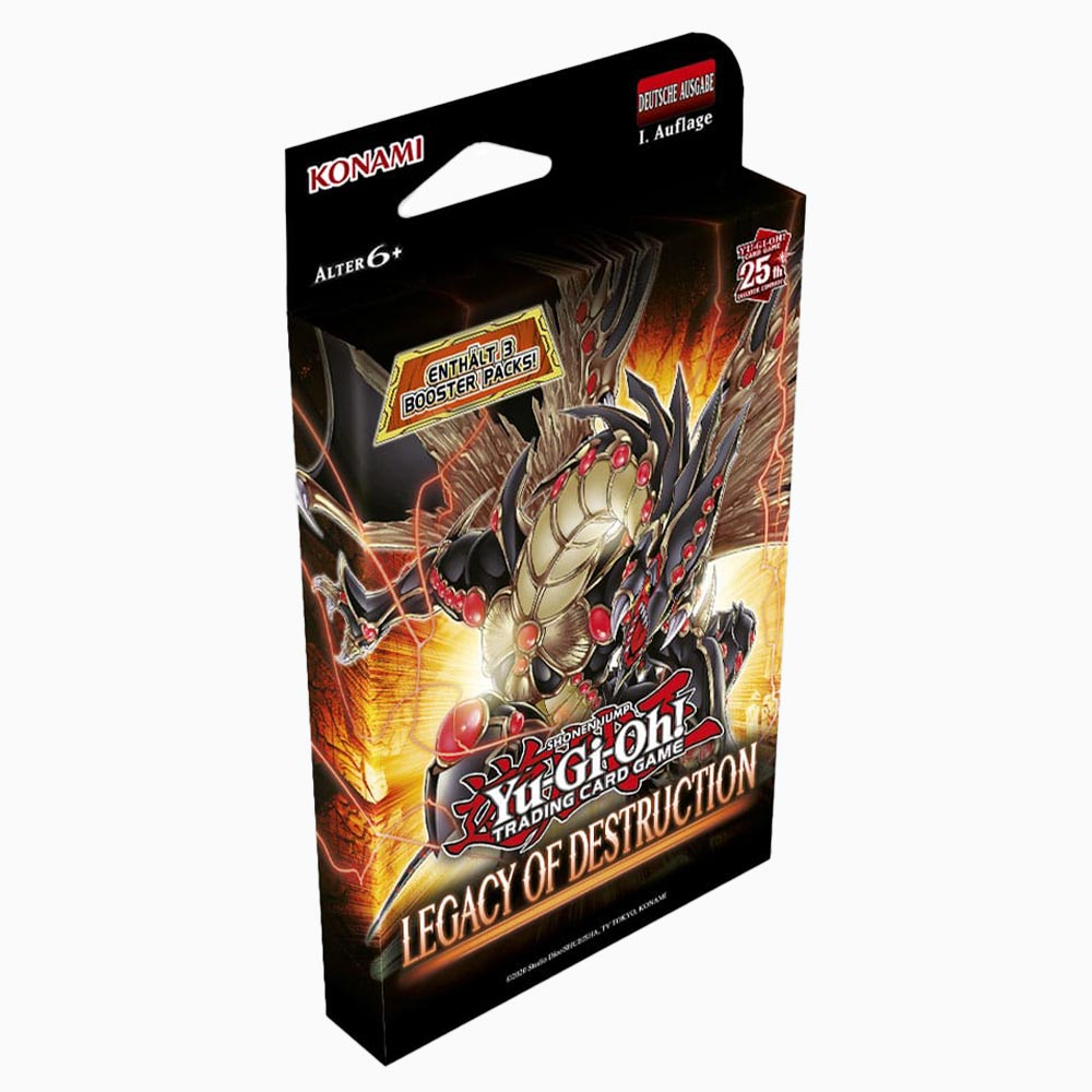 Yu-Gi-Oh! TCG - Core Booster - Legacy of Destruction 3-Pack Tuckbox (DE)