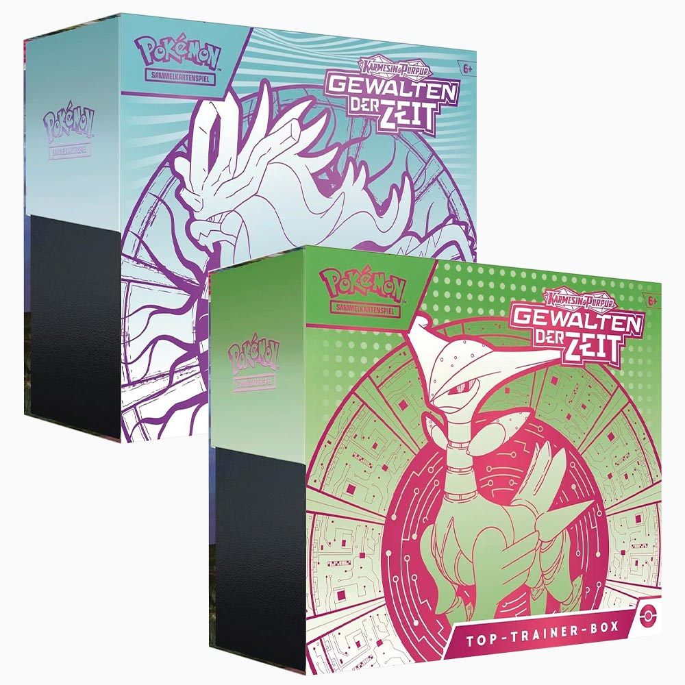 Pokémon KP05 - Gewalten der Zeit - Top-Trainer Box Set - Eisenblatt & Windewog (DE)