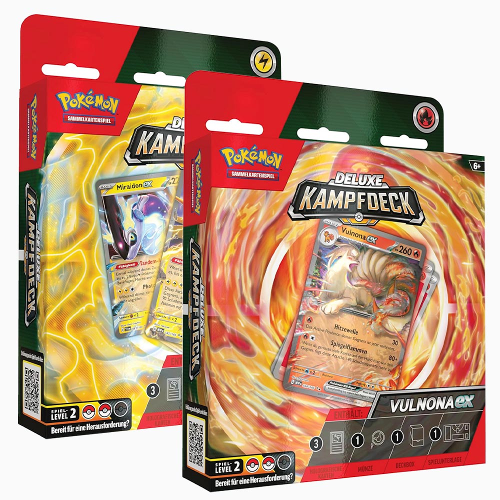 Pokémon - Deluxe Kampf Deck - Vulnona‑ex & Zapdos‑ex (DE)
