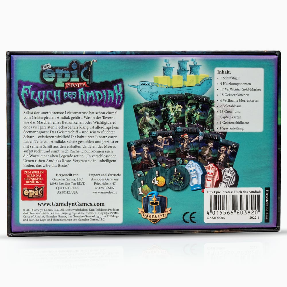 Tiny Epic Pirates – Fluch des Amdiak (Erweiterung)