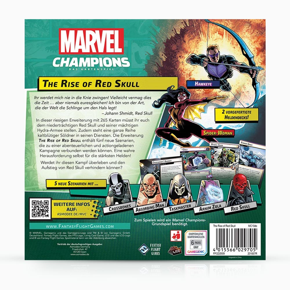 Marvel Champions: Das Kartenspiel – The Rise of Red Skull (Erweiterung)