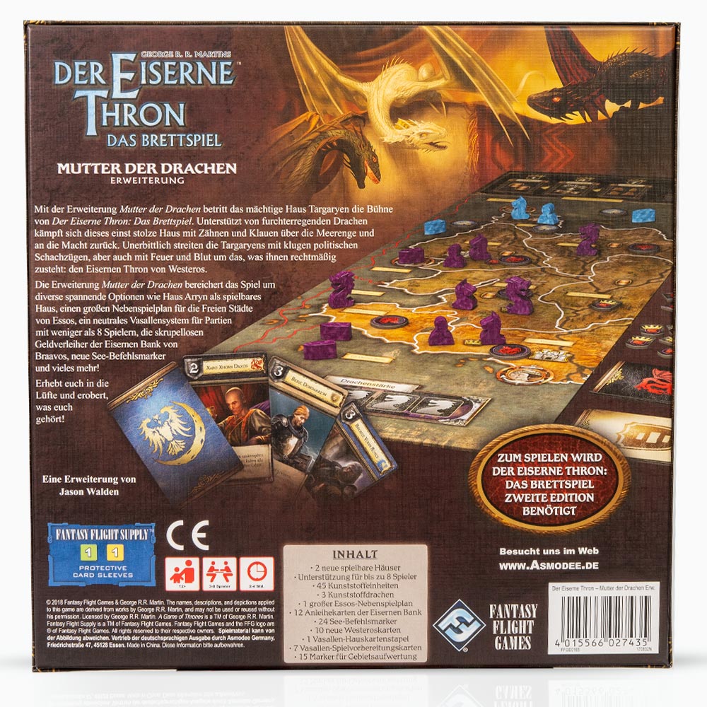 Der Eiserne Thron: Das Brettspiel 2. Edition – Mutter der Drachen (Erweiterung)