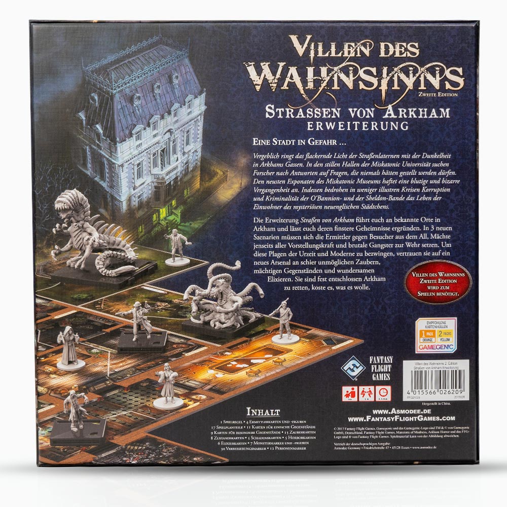 Villen des Wahnsinns 2. Edition – Straßen von Arkham (Erweiterung)