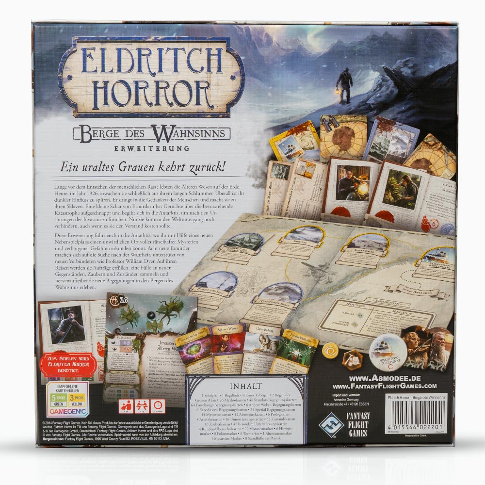 Eldritch Horror – Berge des Wahnsinns (Erweiterung)