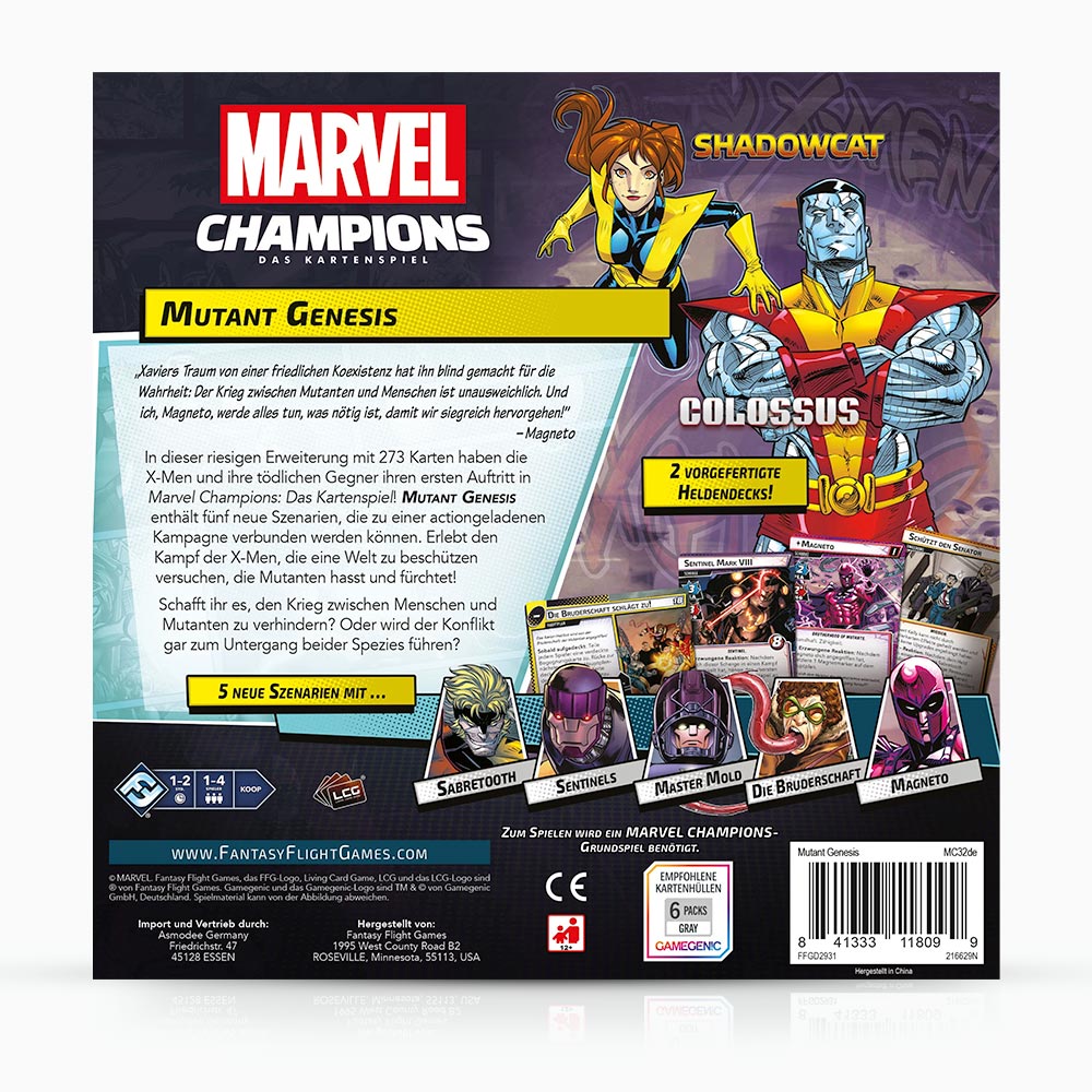 Marvel Champions: Das Kartenspiel — Mutant Genesis (Erweiterung)