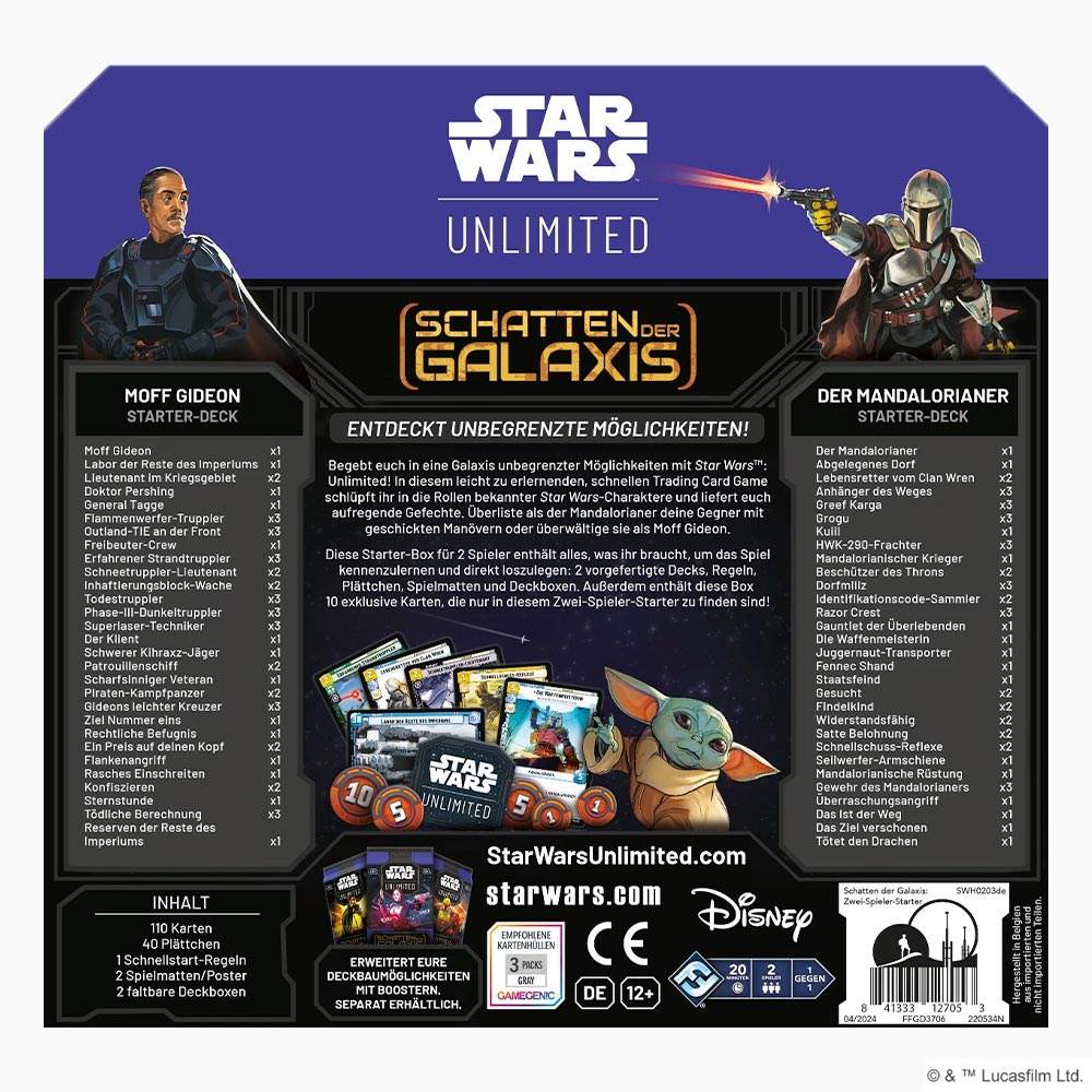 Star Wars: Unlimited – Schatten der Galaxis - Zwei-Spieler-Starter (DE)