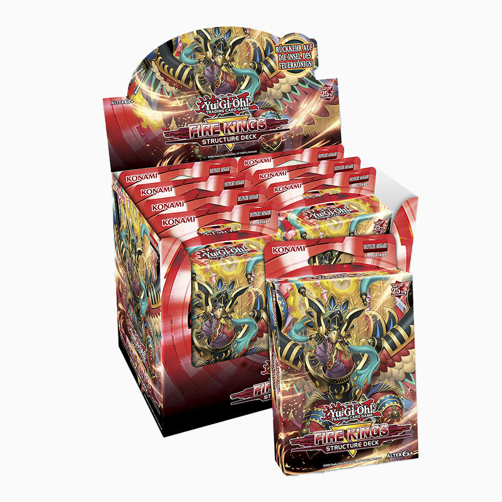 Yu-Gi-Oh! TCG Structure Deck: Fire Kings Display (8) (DE)