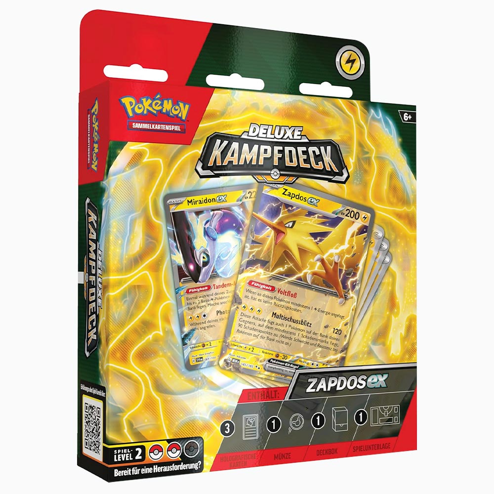 Pokémon - Deluxe Kampf Deck - Zapdos‑ex (DE)