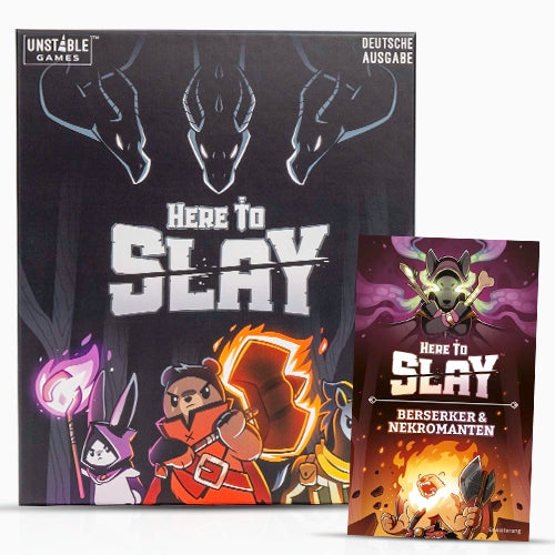 Here to Slay Bundle: Grundspiel + Erweiterung Berserker & Nekromanten