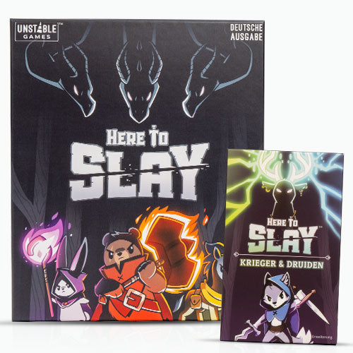 Here to Slay Bundle: Grundspiel + Erweiterung Krieger & Druiden